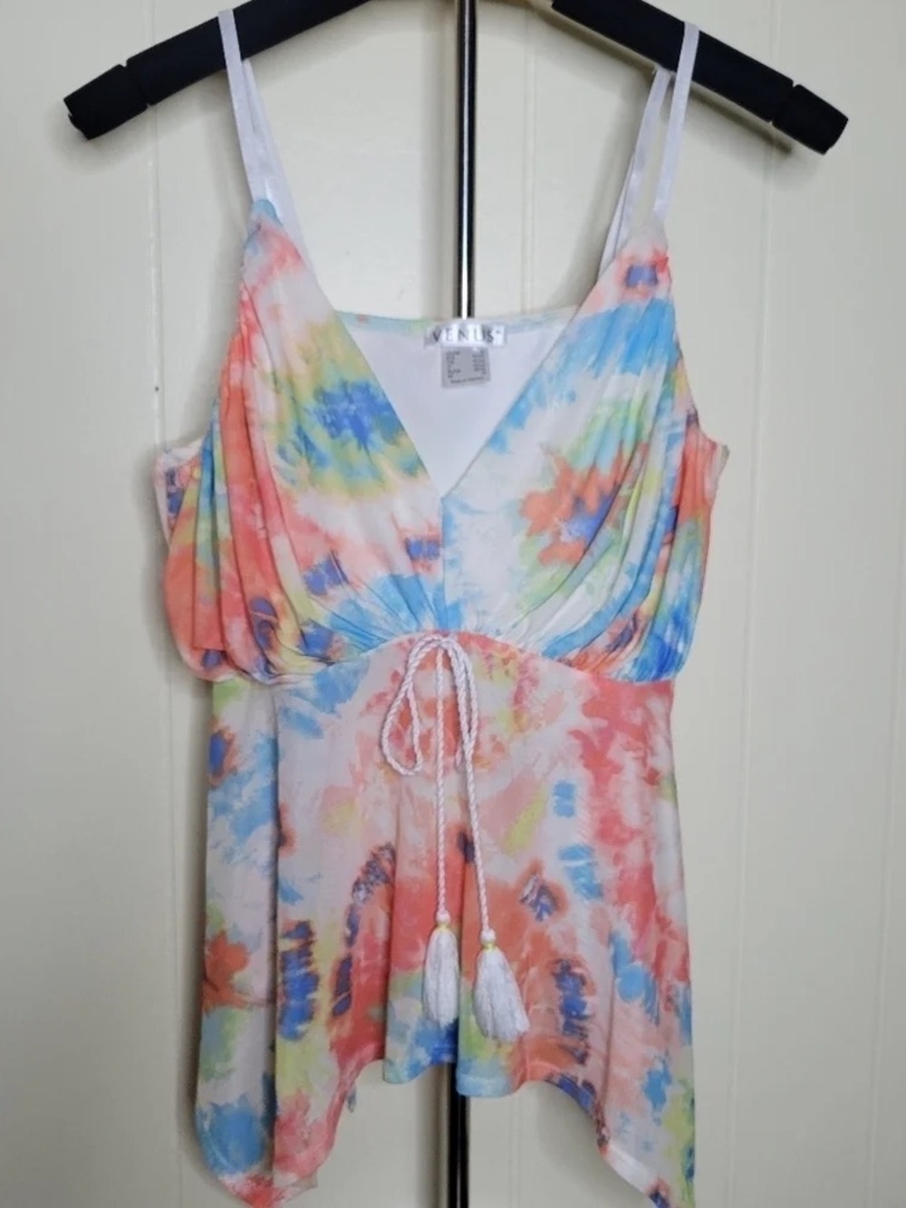 Vans Pastel Tie-Dye Spaghetti Strap One-Piece - Pink, Blue, Green, Peach